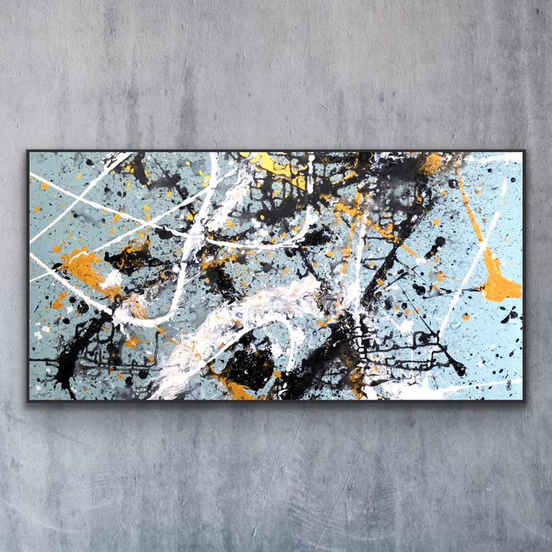 Canvas print: "Wild Turq" (Rectangle)