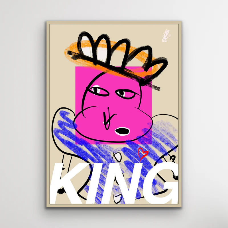 Canvas Print: "King"