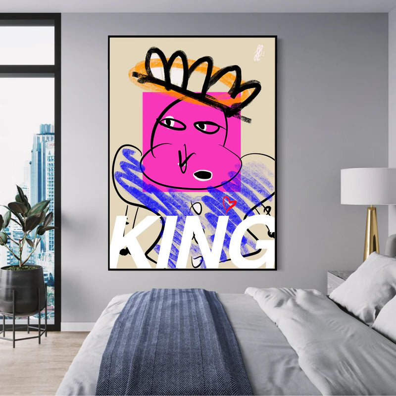 Canvas Print: "King"