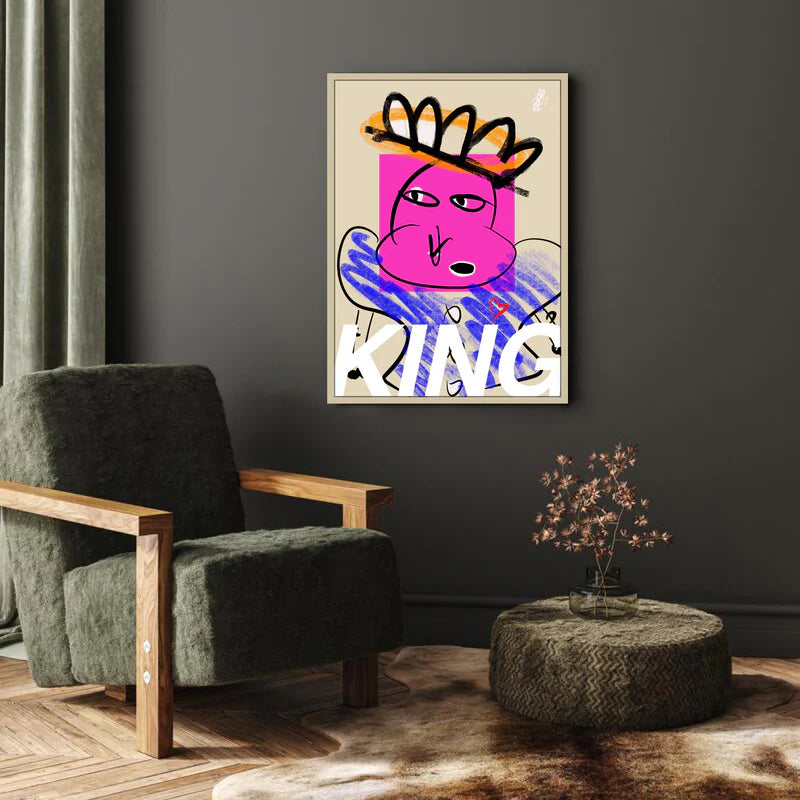 Canvas Print: "King"