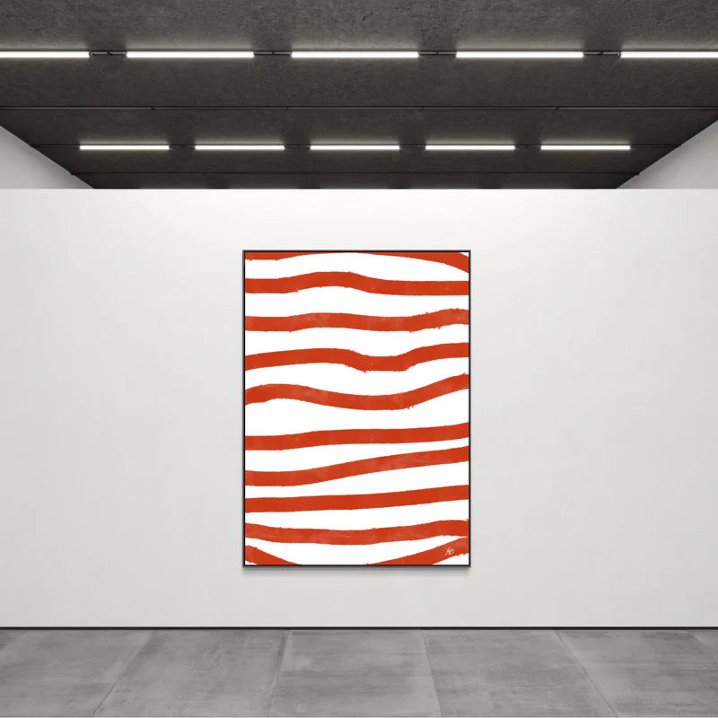 Canvas Print: "Red Stripes"