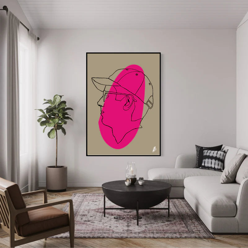 Canvas Print: "Self-Portrait"