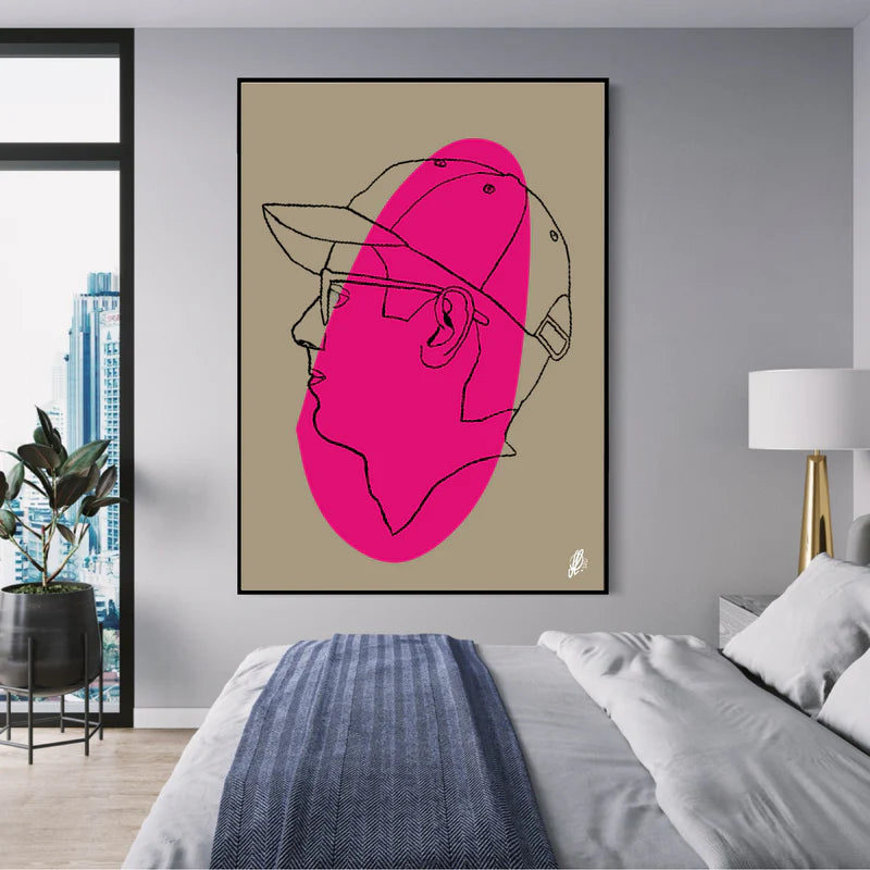 Canvas Print: "Self-Portrait"