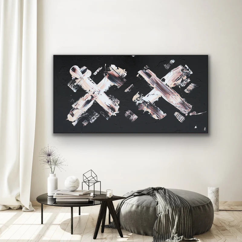 Canvas print: "Less Is More #50" (Rectangle)