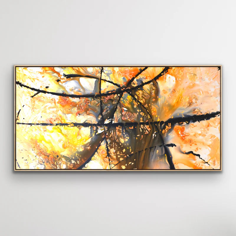 Canvas print: "Orange Octopus" (Rectangle)