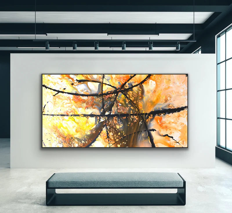 Canvas print: "Orange Octopus" (Rectangle)