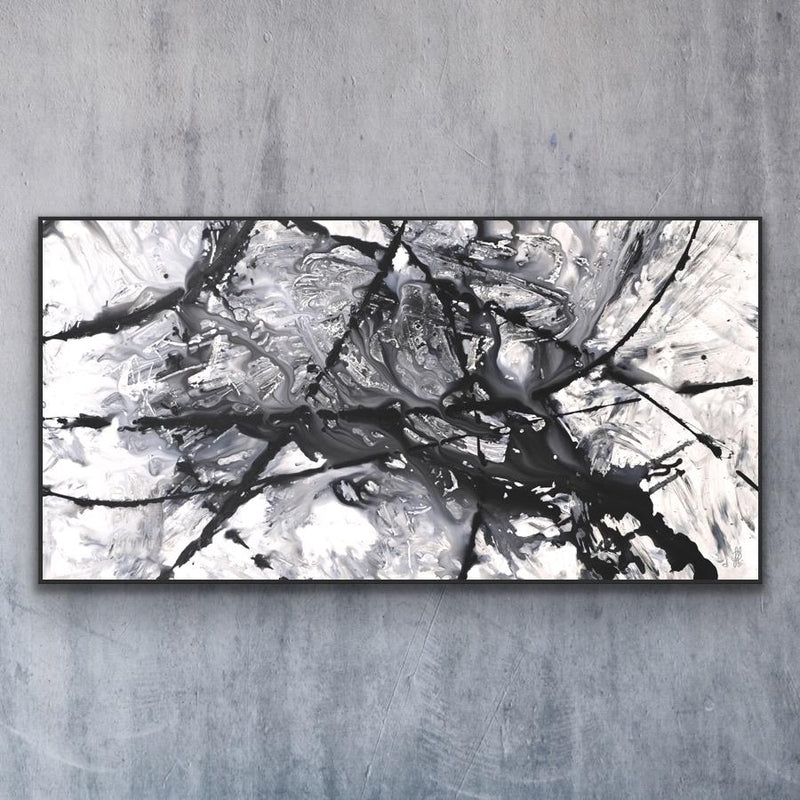 Canvas print: "White Octopus" (Rectangle)