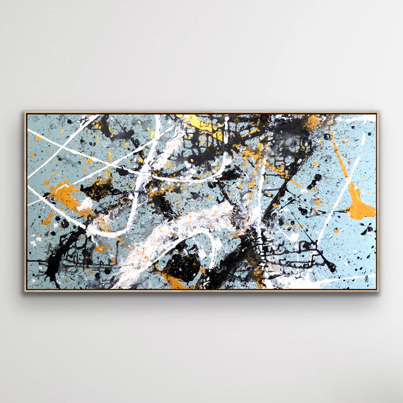 Canvas print: "Wild Turq" (Rectangle)