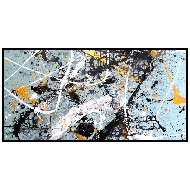 Canvas print: "Wild Turq" (Rectangle)