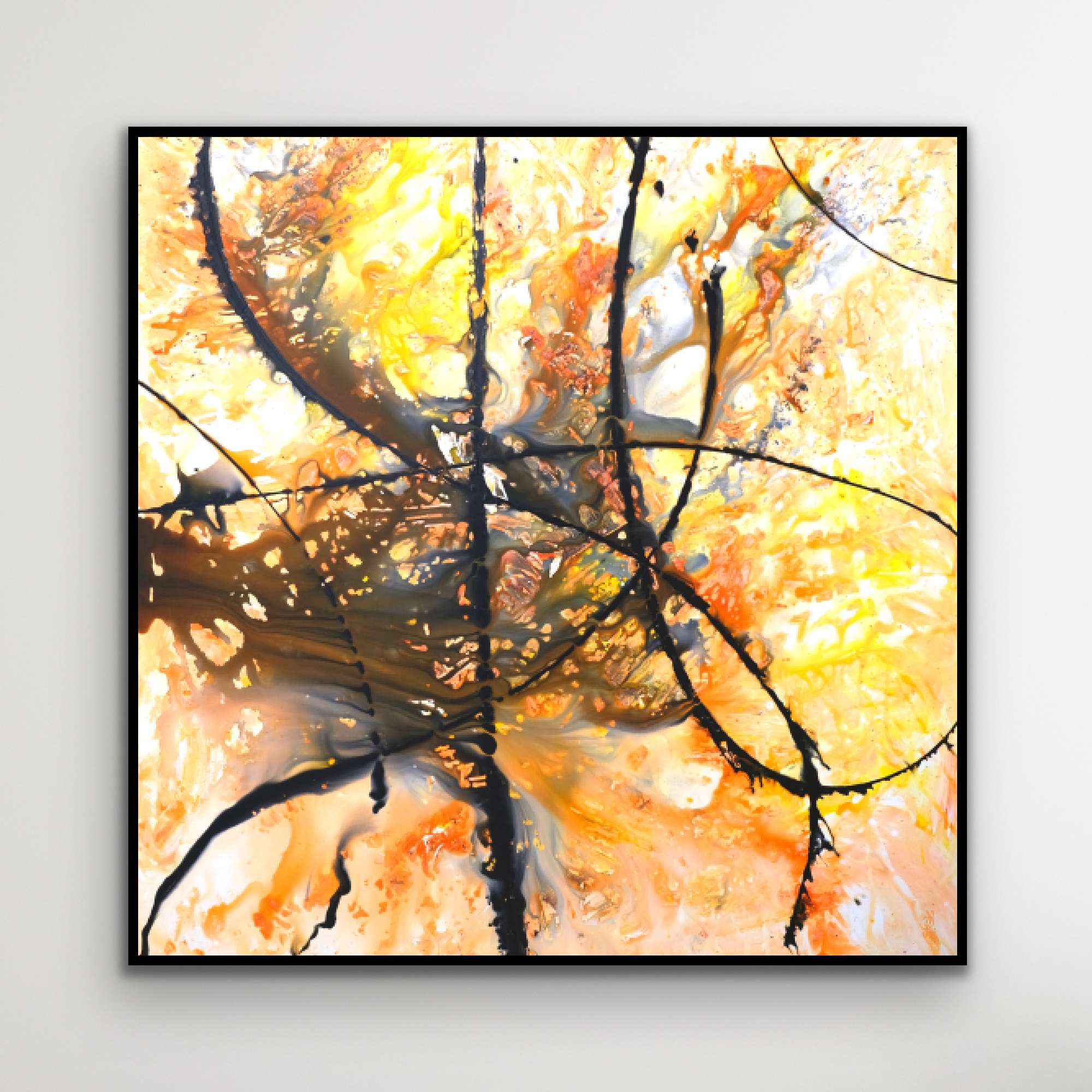 Canvas print: "Orange Octopus"