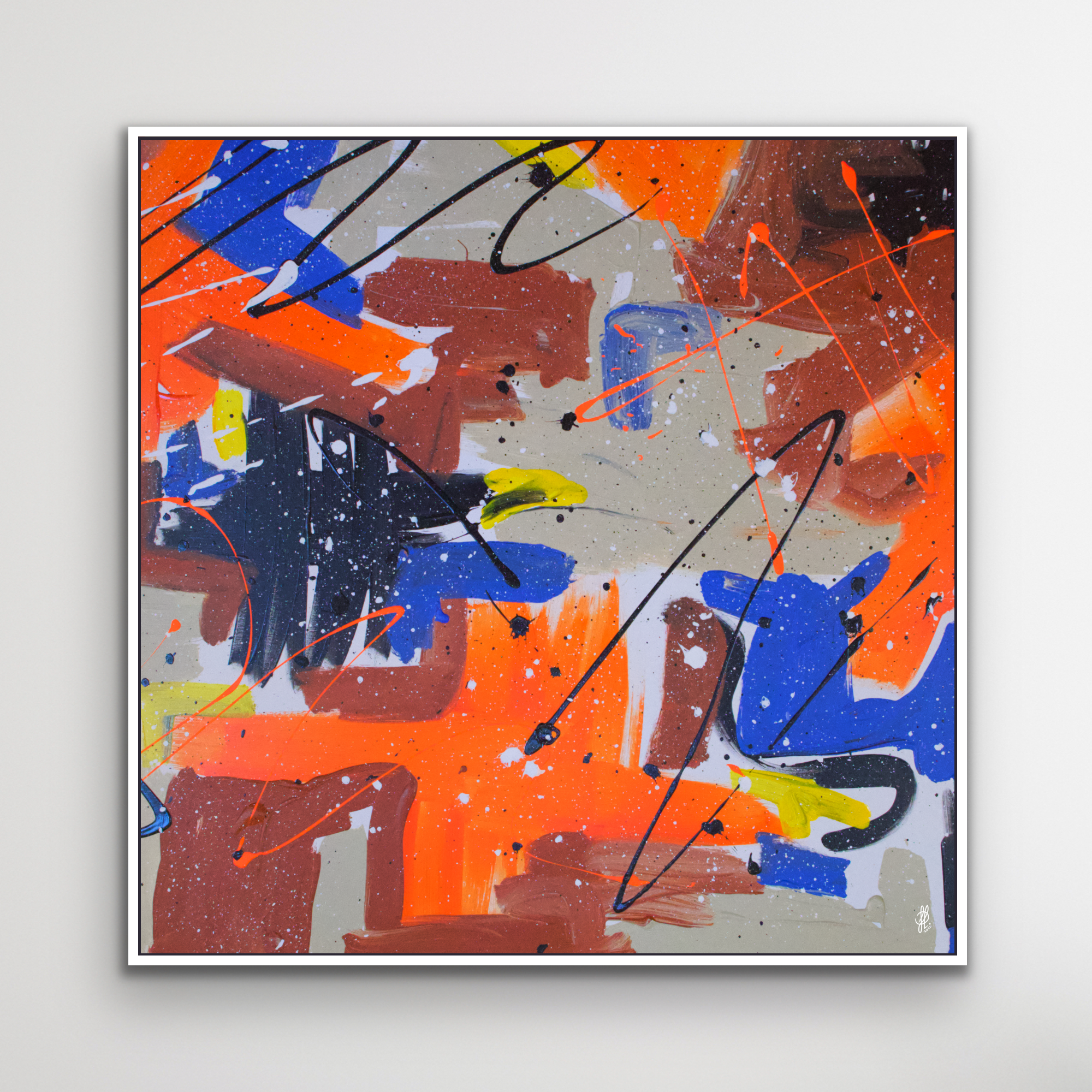 Canvas print: "Orange Party"