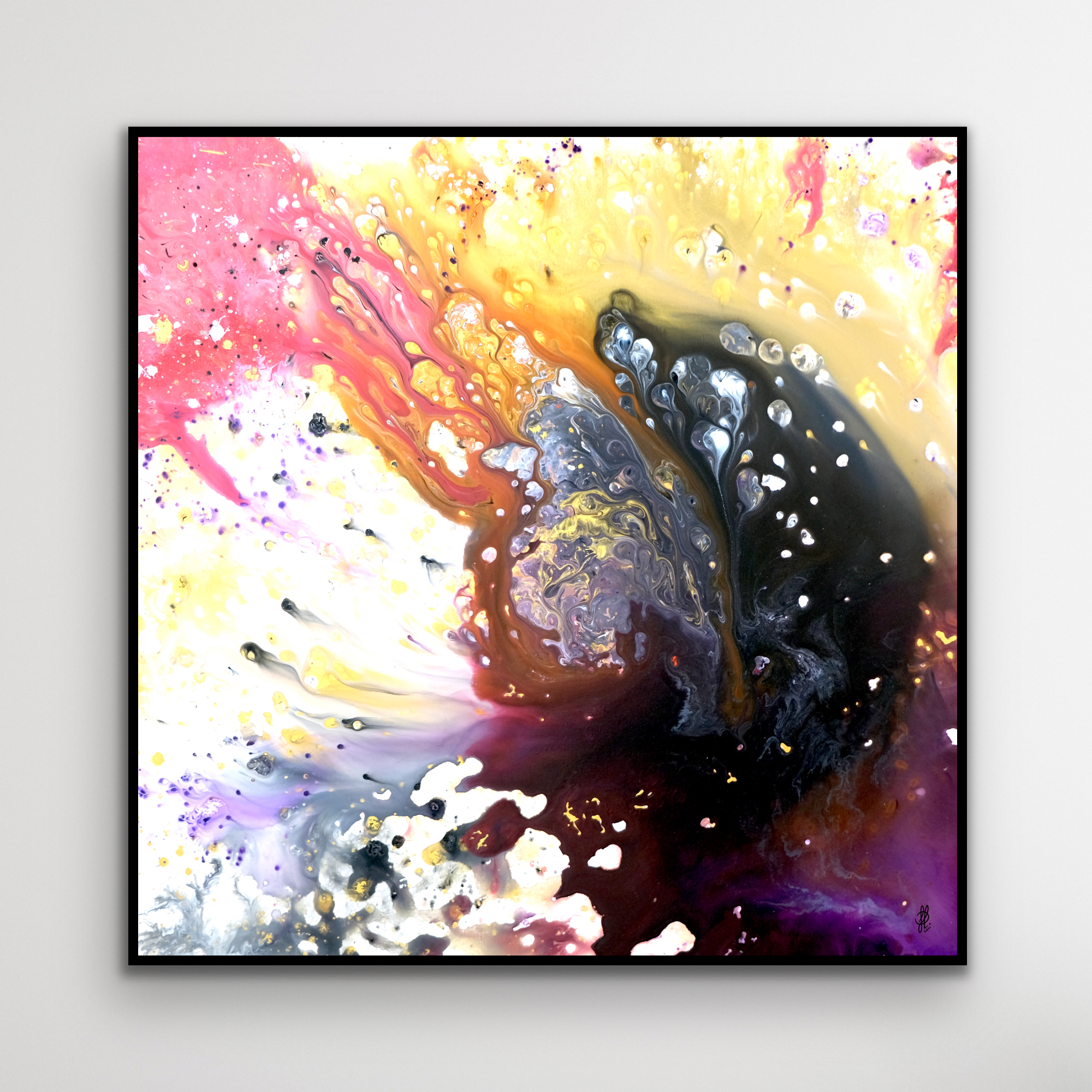 Canvas print: "Red Flow"