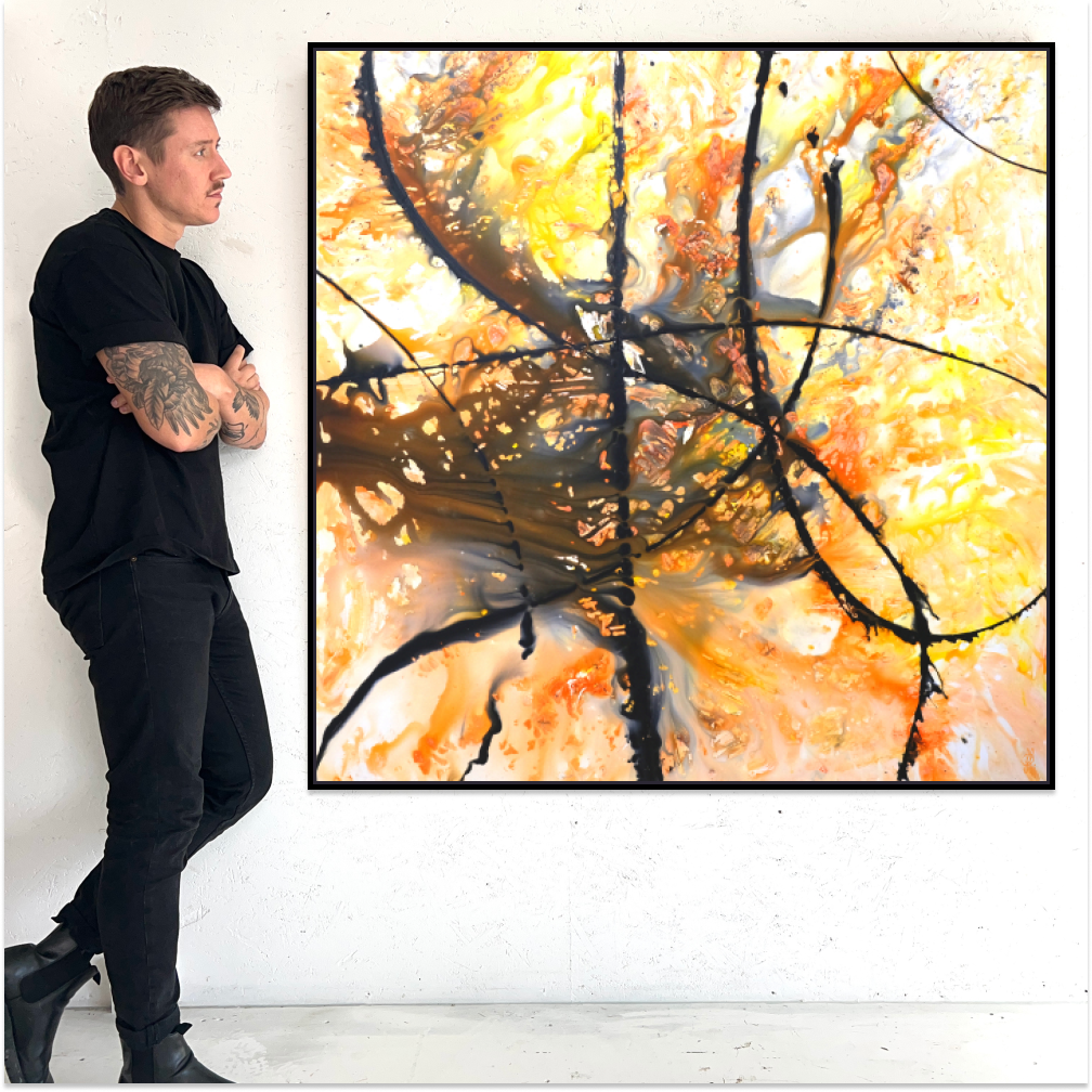 Canvas print: "Orange Octopus"