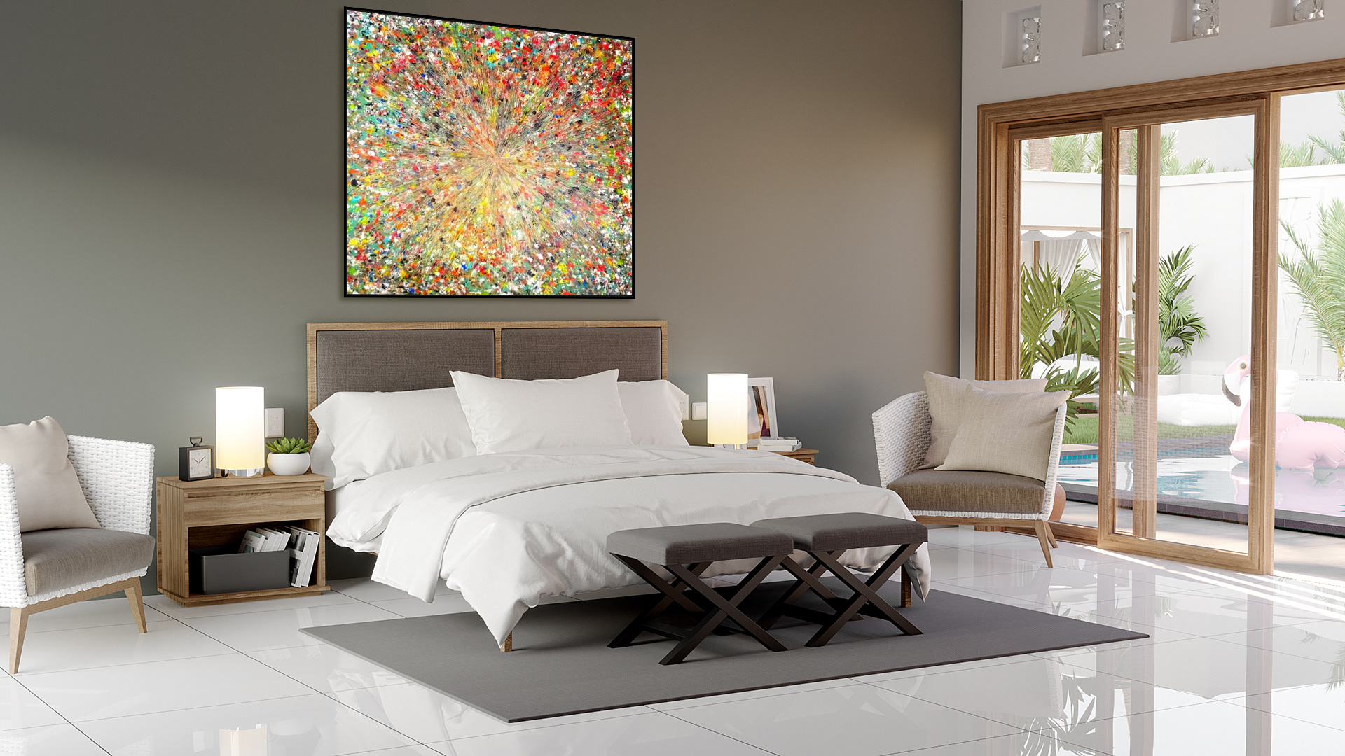 Canvas print: "Nature Explosion #1"