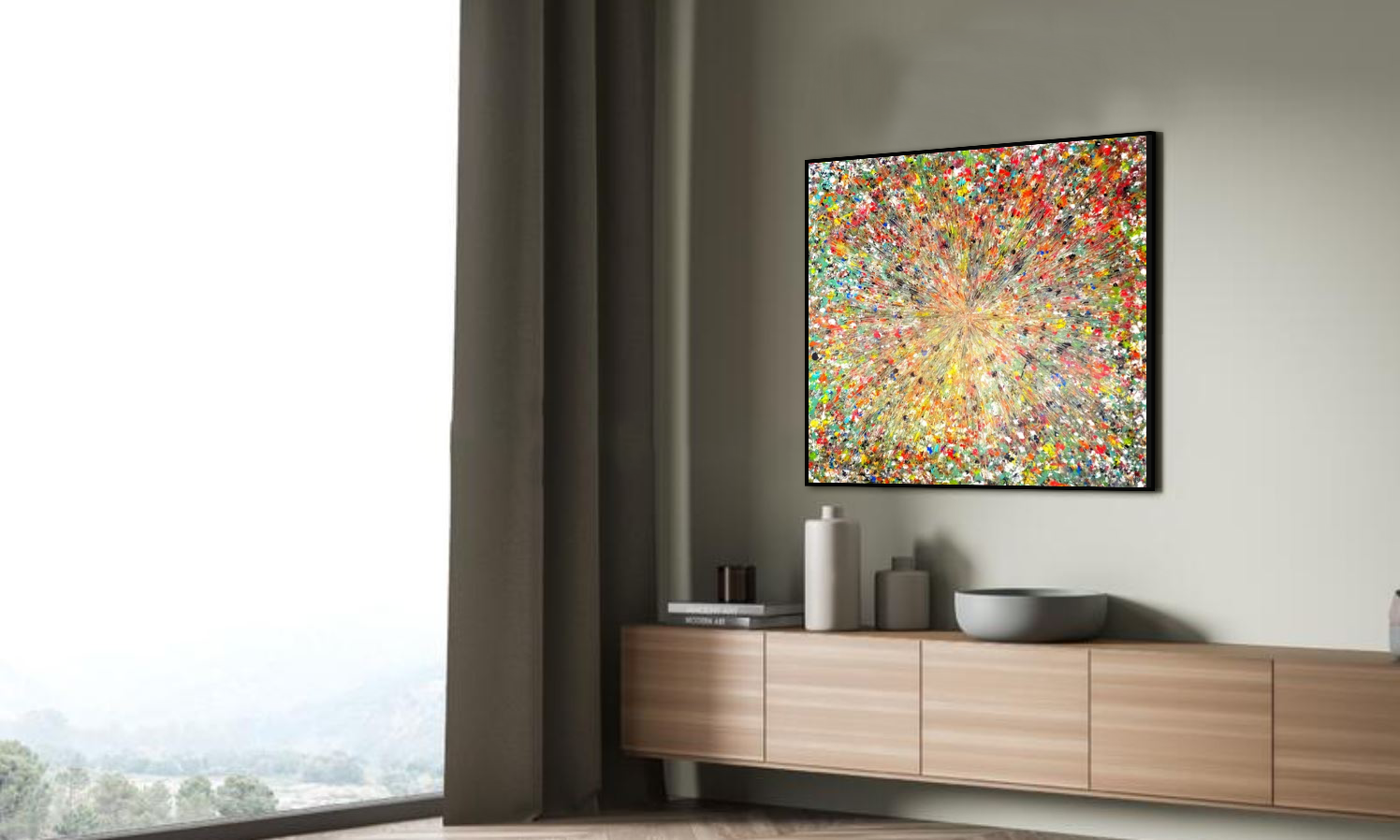 Canvas print: "Nature Explosion #1"