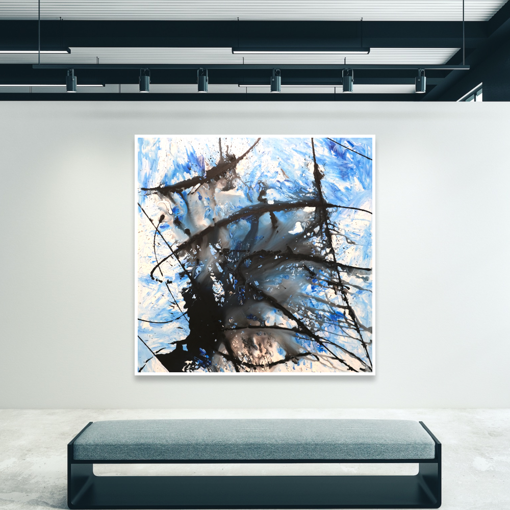 Canvas print: "Blue Octopus"