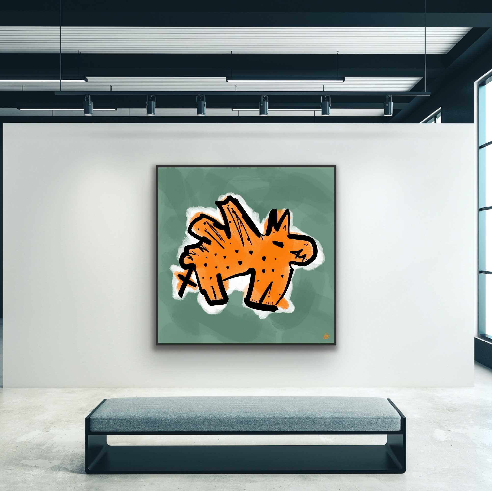 Canvas Print: "Mushu"