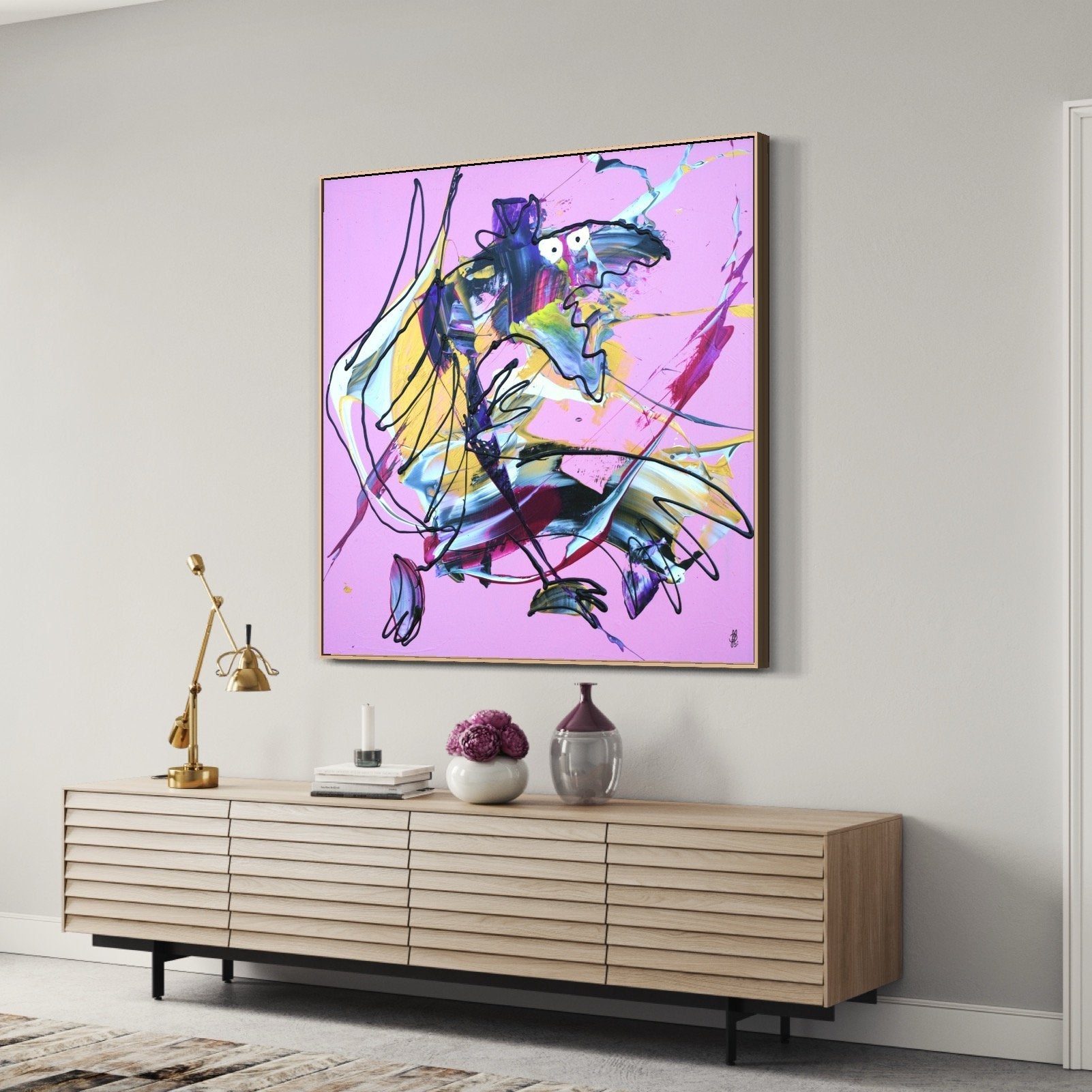 Canvas Print: "Flying Rat"