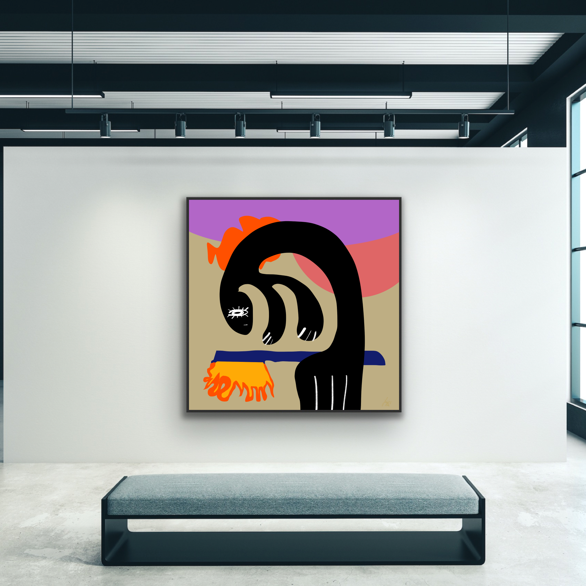 Canvas Print: "Ugly Thing"