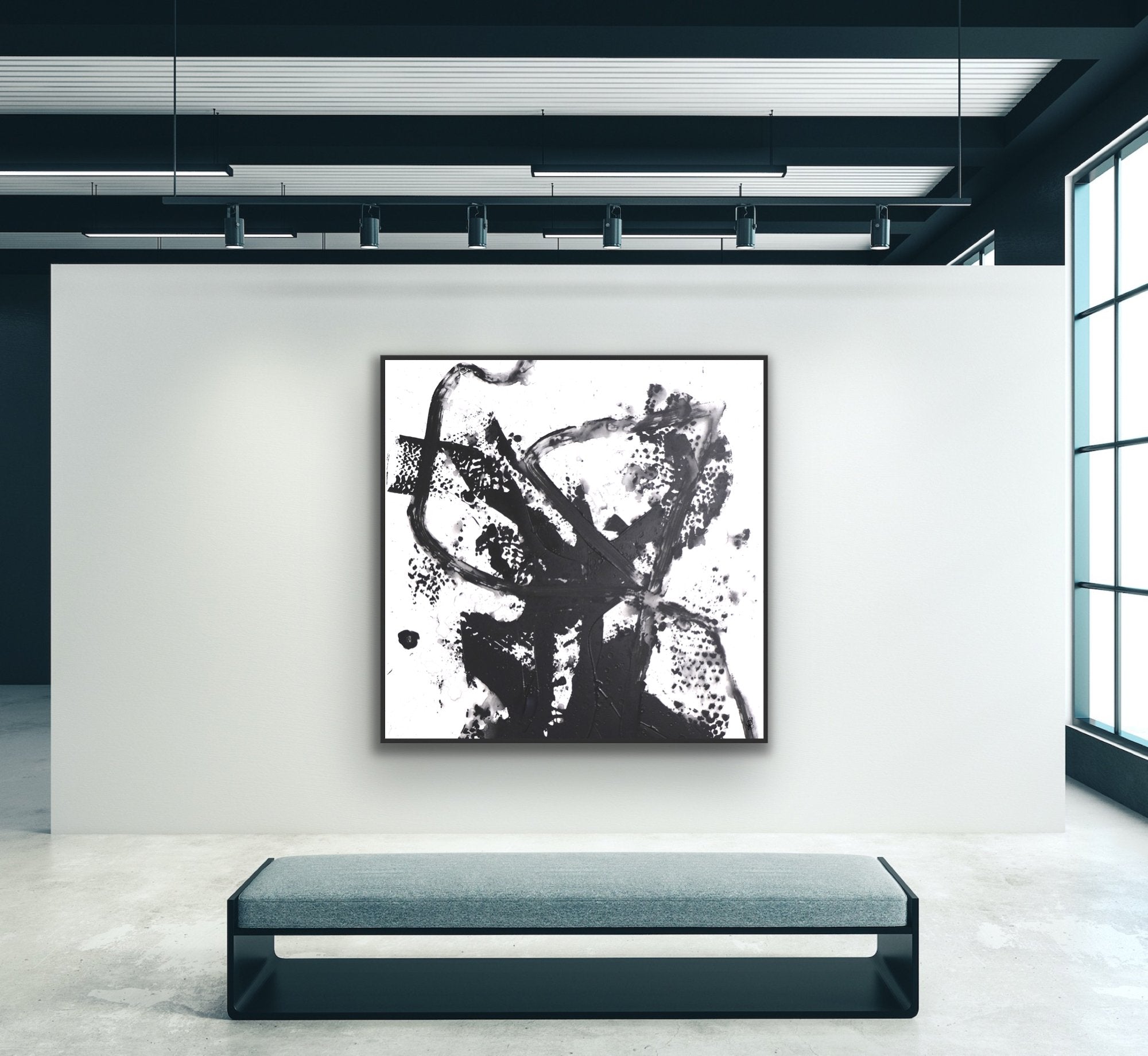 Canvas print: "Black Genius #1"