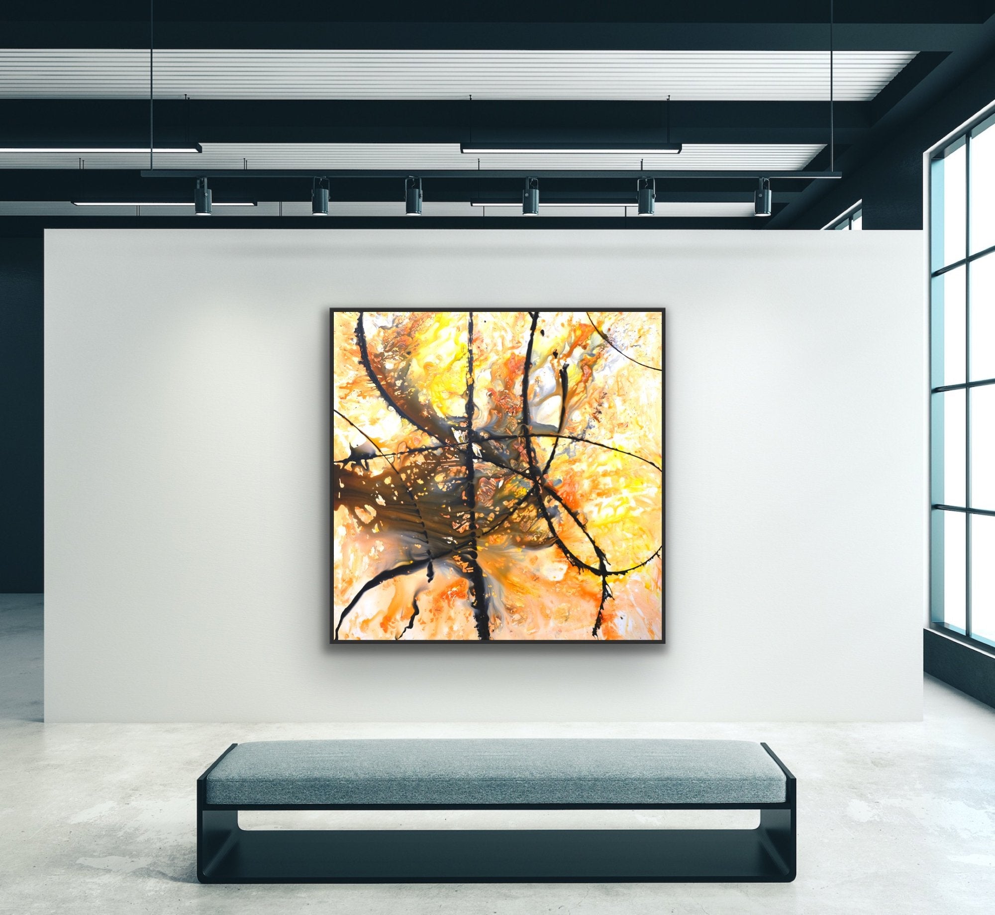 Canvas print: "Orange Octopus"